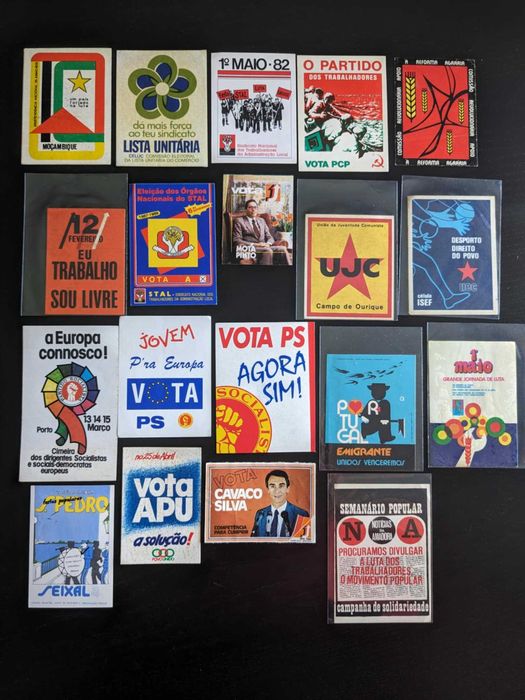 Lotes de Autocolantes - Política e Publicidade