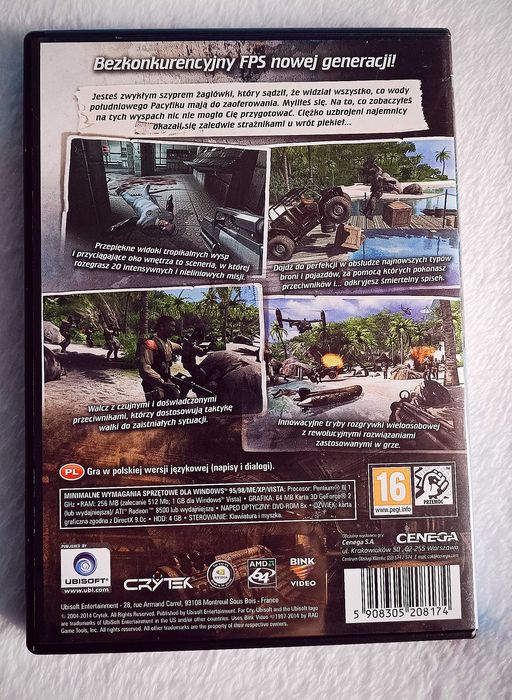 Far Cry PL Dubbing PC | DVD | Farcry