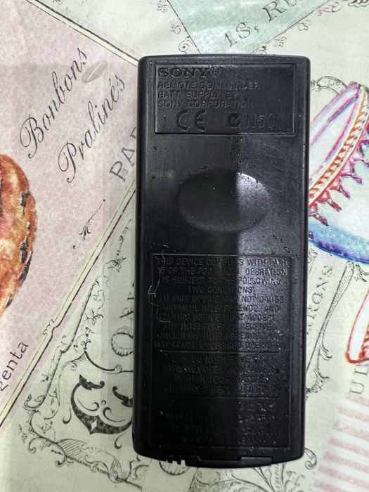 Comando para radio sony