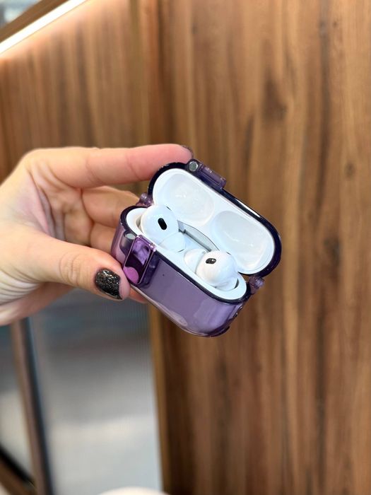 Чохол AirPods 1 2 3 4 Pro чехол прозорий з карабінами аірподс аирподс