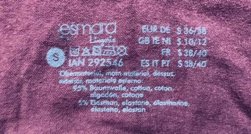 Sportowy komplet tank topów granat/fiolet S/36 Esmara, bawełna/elastan