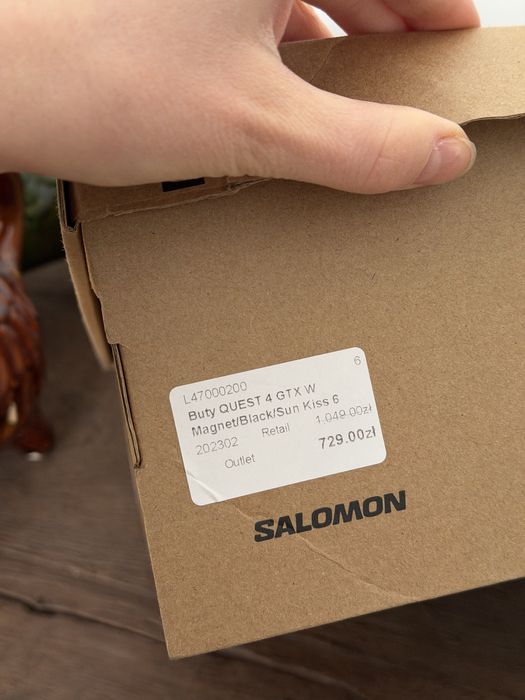 Жіночі трекінгові черевики Salomon Quest 4 GTX W