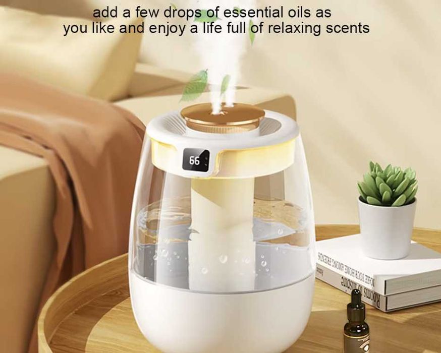 Nawilżacz powietrza LAMPKA dyfuzor olejków eterycznych USB