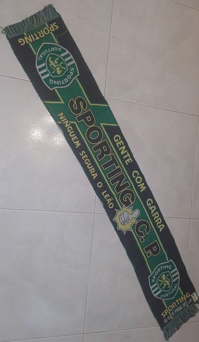 cachecol do Sporting antigo