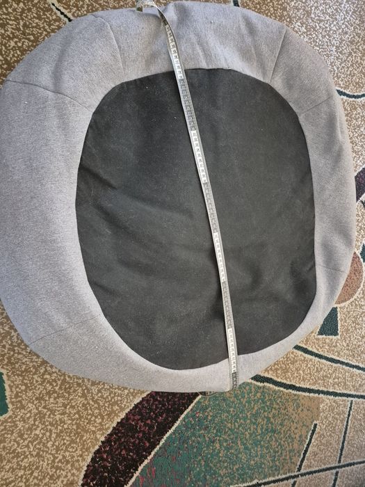 Кресло Мешок Груша Рогожка размер Большой Серый