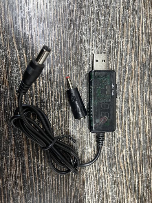 Повышающий кабель для роутера 9v-12v