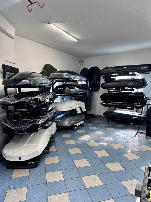 Box dachowy na narty boksy na samochód Taurus Thule Hapro