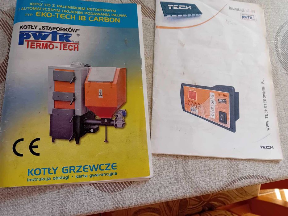 piec- części sprawnego pieca na ekogroszek
