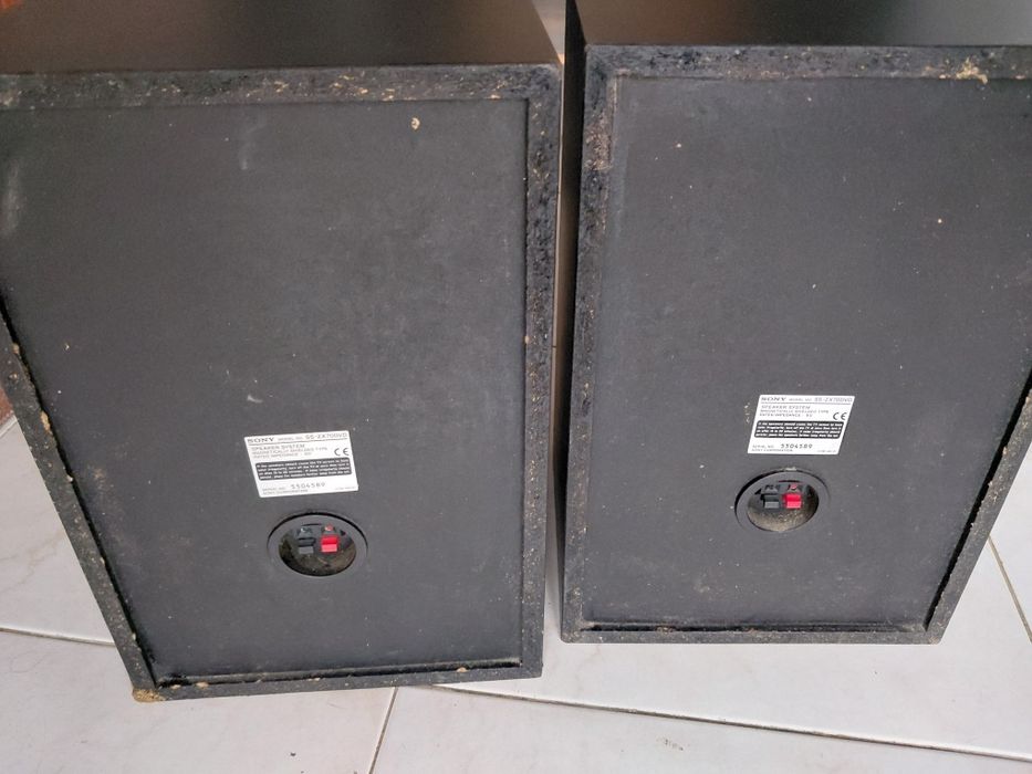 Colunas tres vias sony impecaveis