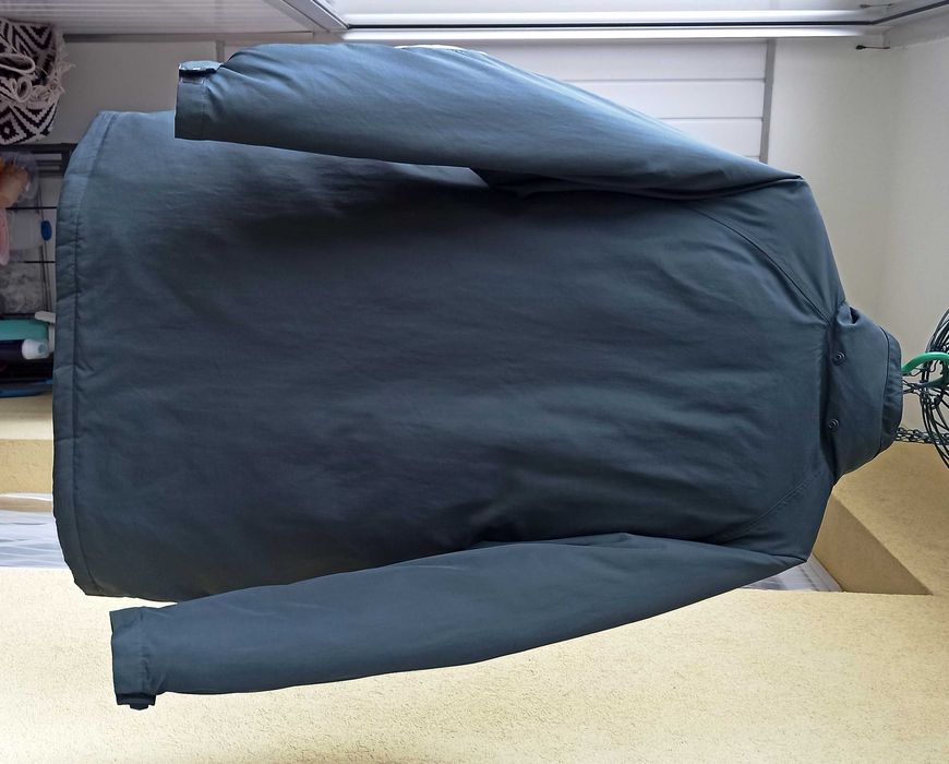 Szara kurtka ocieplana vintage Reebok