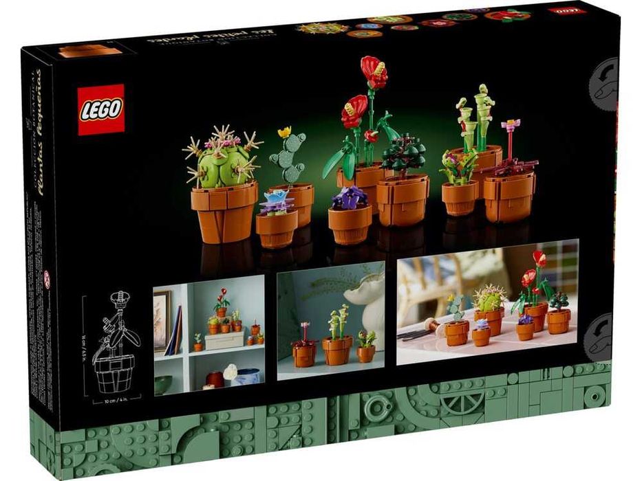 Конструктор LEGO ICONS 10329 Миниатюрные растения (758 деталей): 1