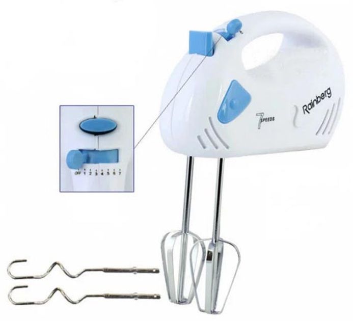 Электрический ручной миксер кухонный миксер с насадками Rainberg 500w