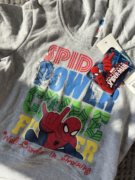Bluza spiderman nowa r.110