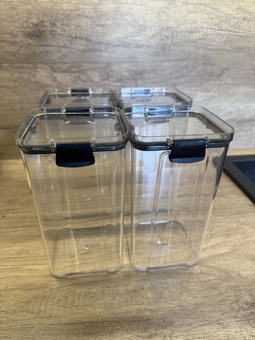 Ємності для зберігання круп 1.3 л. 0.8 л. 0.4л