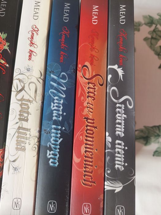 Zestaw książek Seria Kroniki Krwi 1-5 Richelle Mead plus gratis