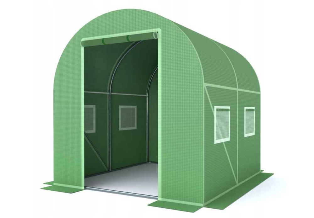 Nowy TUNEL FOLIOWY OGRODOWY szklarnia do ogrodu 2x2 4m2