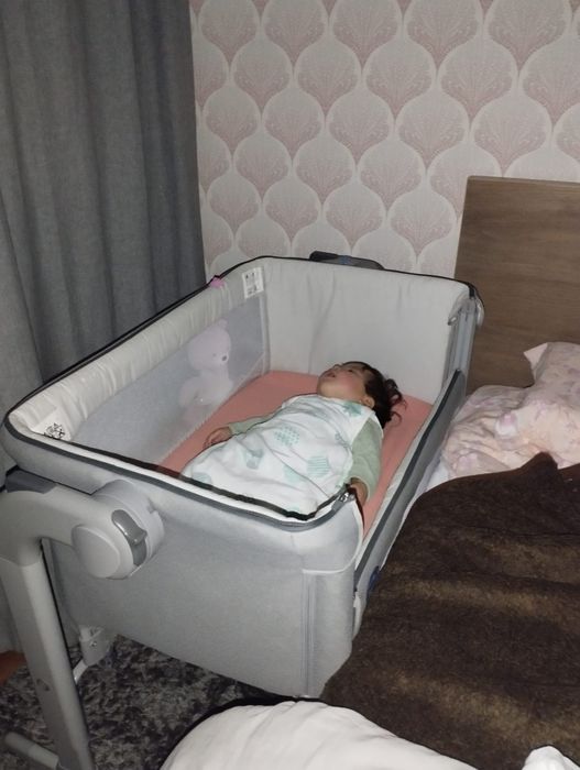 Berço Chicco Next2Me Magic Cool Grey