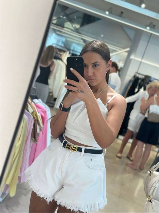 Джинсові шорти +топ С-М розмір