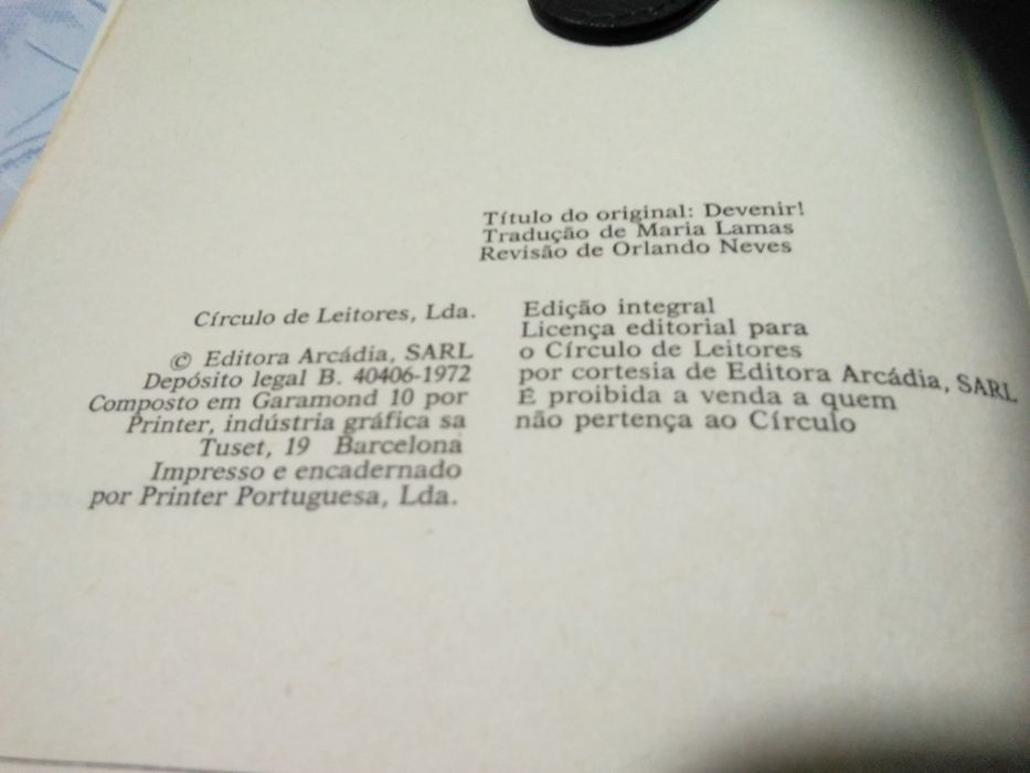 Livro - Vencer! - 1972