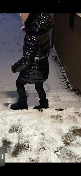 Kurtka Guess oryginalna 5 czarna parka płaszczyk