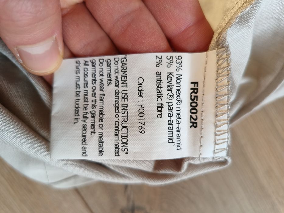 Koszula Dickies męska 4XL Nomex trudnozapalna