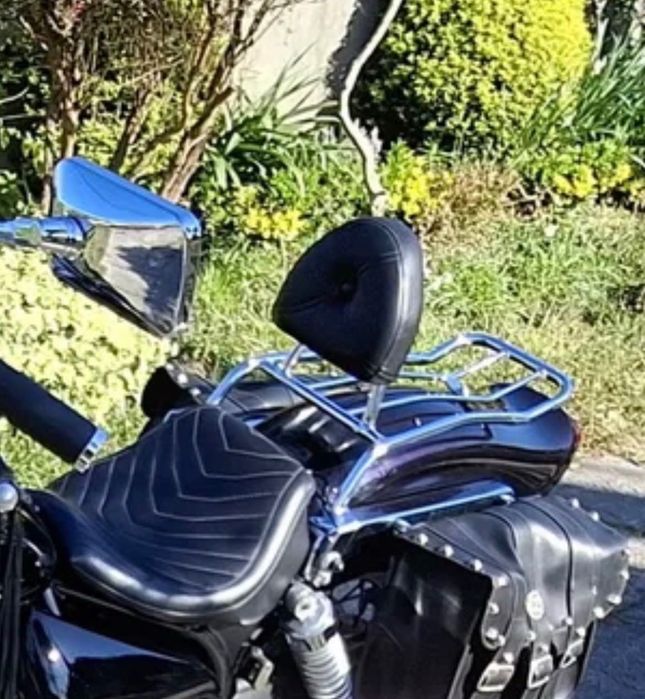 Porta Bagagens com Sissi Bar Kawasaki Vulcan 500/800 1996>