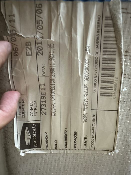 Colchão ortopédico