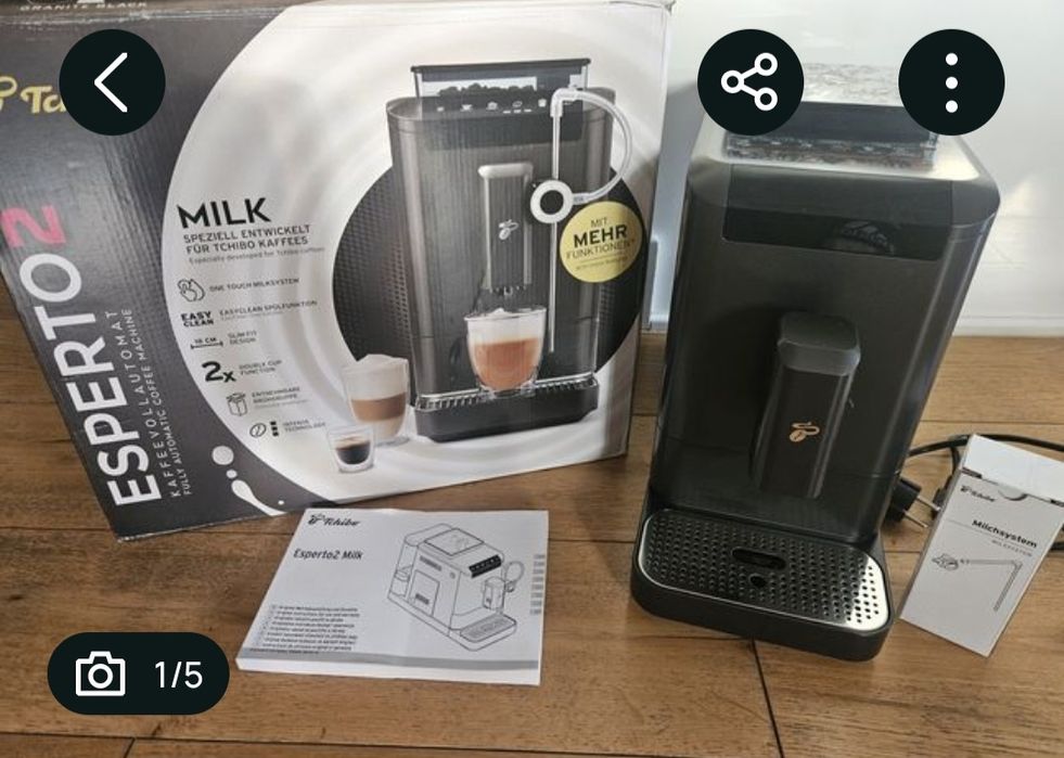 Ekspres jak nowy ESPERTO 2 caffe milk