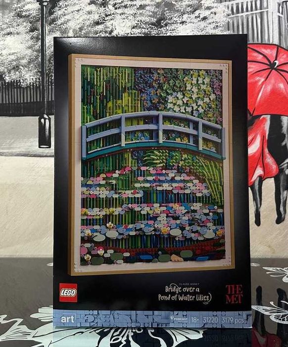 Конструктор LEGO ART 31220 Клод Моне Міст над ставком із лататтям