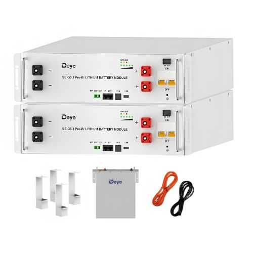 DEYE Bateria SE-G5.1 PRO-B 100Ah magazyn energii niskonapięciowy 5.12kWh x 2 sztuki