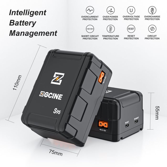 V-Mount Battery ZGCine ZG-S95