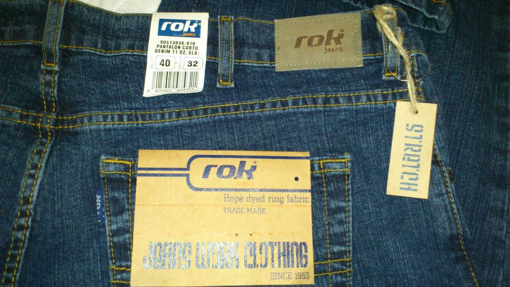 Джинсы рабочие ROK.НОВЫЕ, Испания,40/32,тёмно-синие,плотные,W-48,L-110