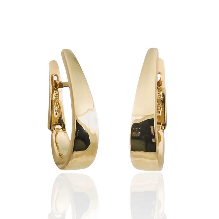 Złote, modne kolczyki Dall’Acqua