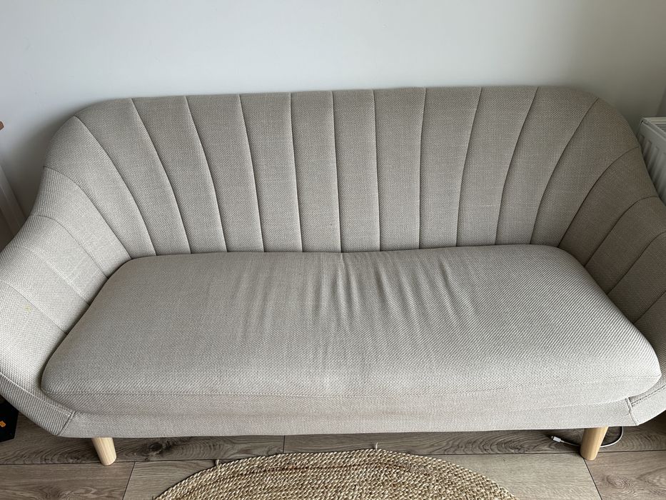 Kanapa sofa beżowa Jysk Egedal 2,5 miejscowa