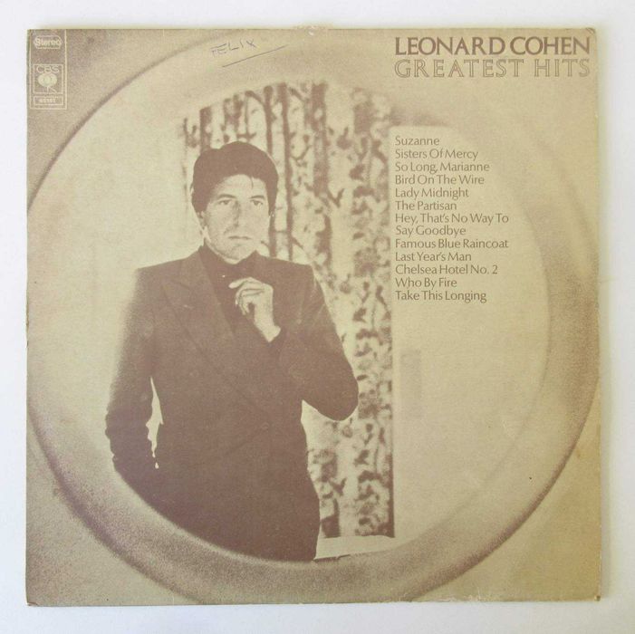 LEONARD COHEN - Greatest Hits (Cover and Insert Only!)