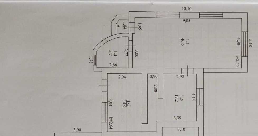 Нерухомість у Хмільнику,  78,4 м² під житло або бізнес