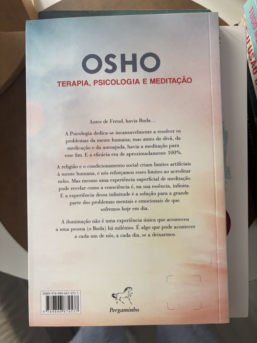 Livro Terapia, Psicologia e Meditaçao