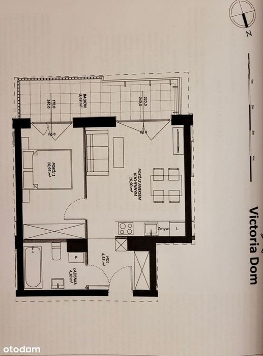 Funkcjonalne 2-pokojowe mieszkanie, duży balkon +parking, MNO, WKD
