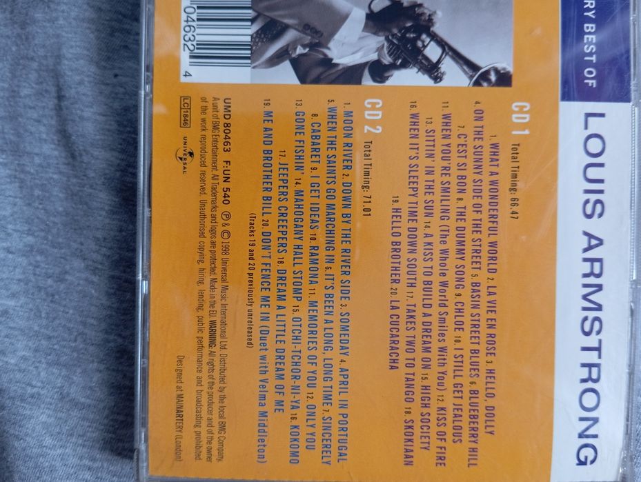 CD duplo Louis Armstrong