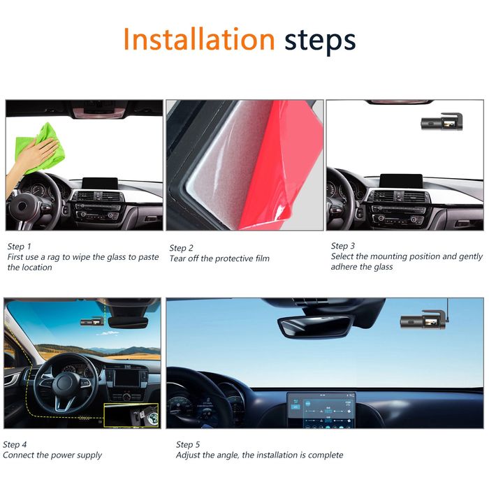 Câmara automotivo dashcam ADAS com wifi NOVO