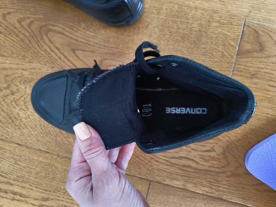 Кожанные кеды Converse р. 38