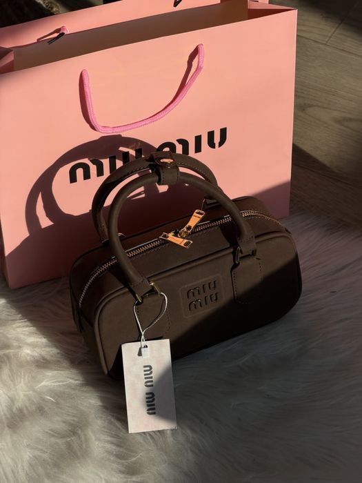 Жіноча сумка Miu Miu Arcadie Textile - Premium