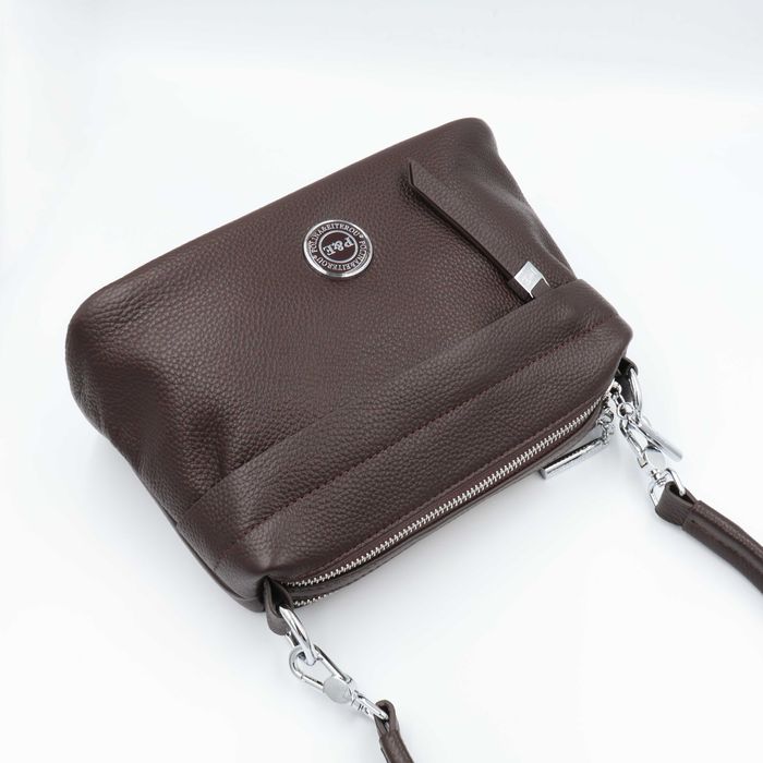 Сумка жіноча шкіряна Polina&Eiterou C0227 Coffee Сумка женская кожаная