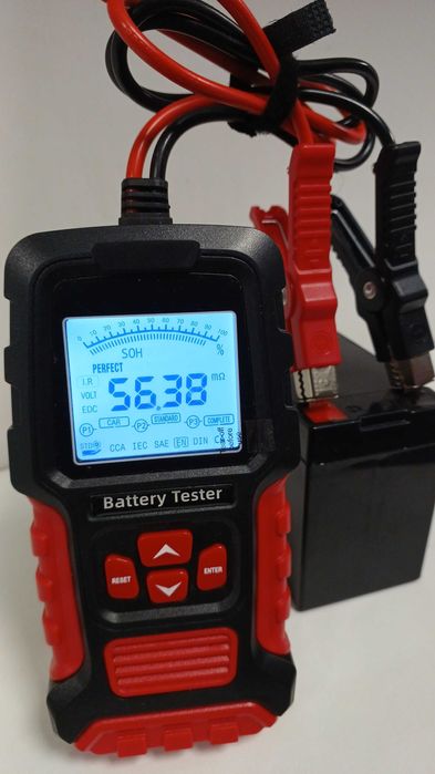 Тестер акумуляторних батарей FOXSUR FBT300 12V/24V 3-200Ah