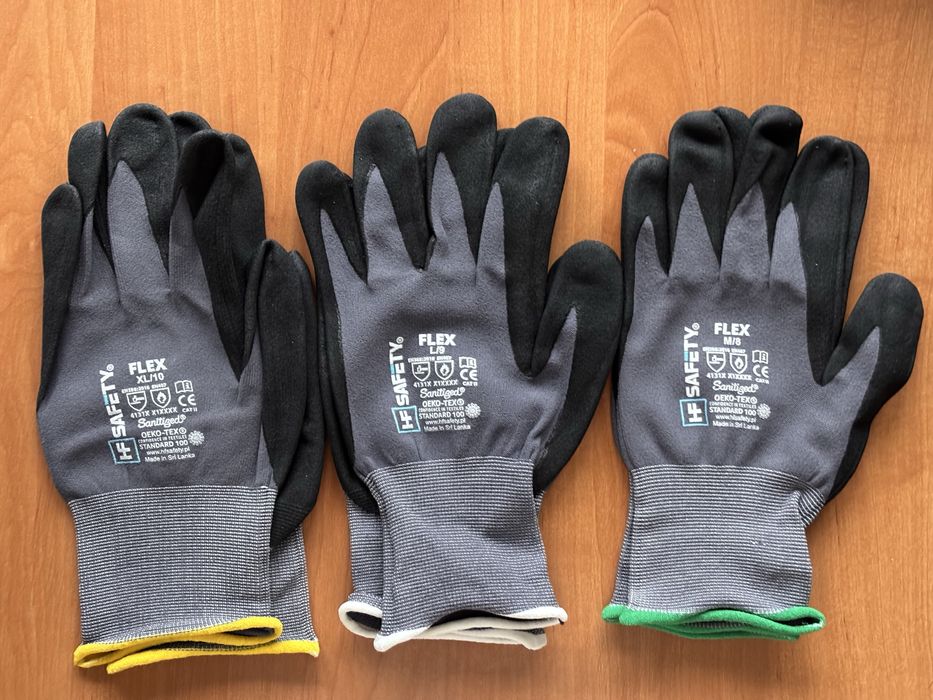 Rękawice ochronne powlekane nitrylem HF-SAFETY_FLEX