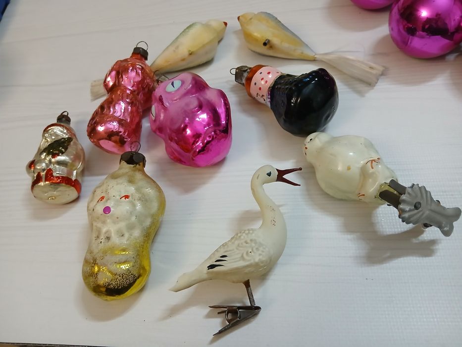 Новогодние игрушки ссср ёлочные игрушки