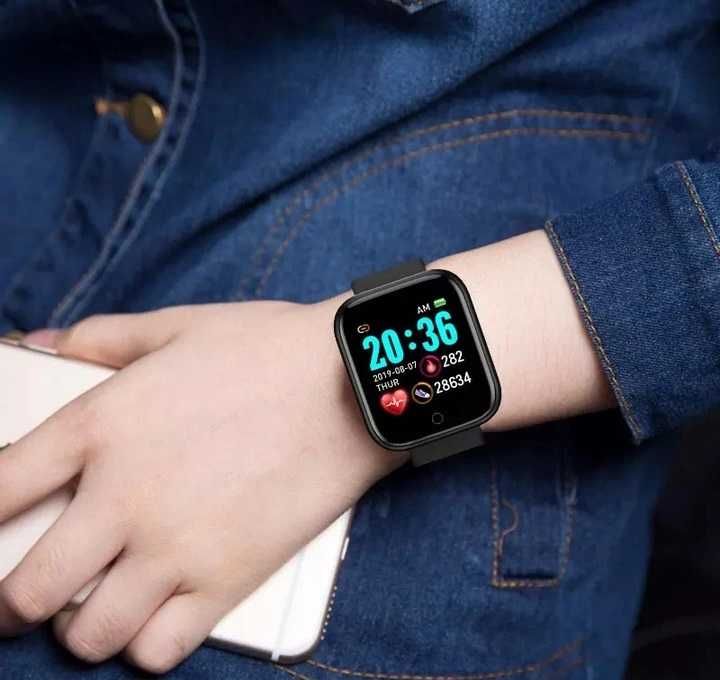 Smartwatch ZEGAREK Sportowy Bluetooth wielofunkcyjny unisex czarny