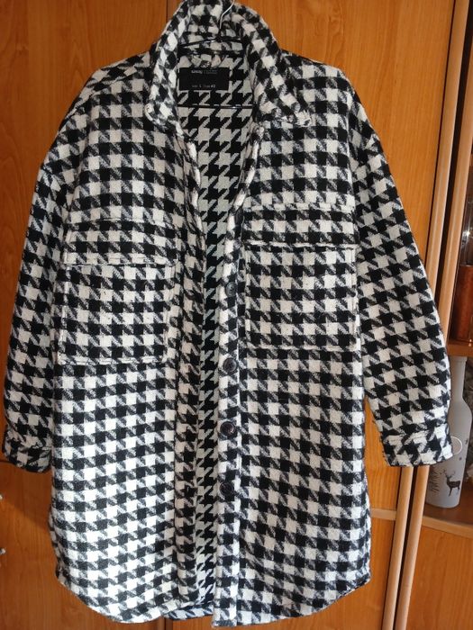 Sinsay Nowy piękny kesienny cieply płaszczyk młodzieżowey/damski roz L