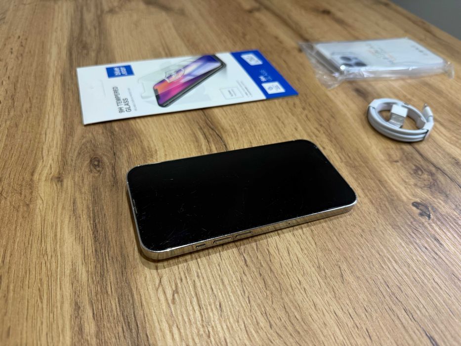 Okazja!! Iphone 13 Pro Biały/Srebrny ! Bateria 100% Gwarancja! Polecam!