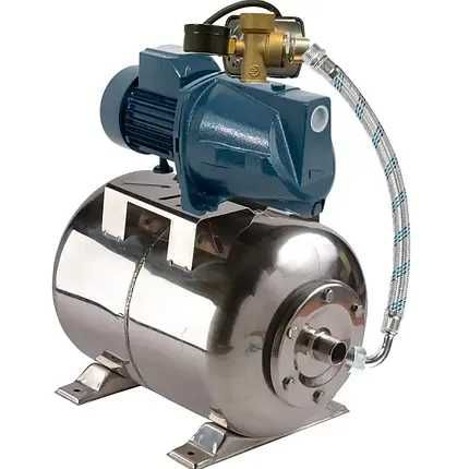 Насосна Станція 1,1 KW 24 литра Нержавейка (ТІЛЬКИ ДОСТАВКА ПОШТОЮ)